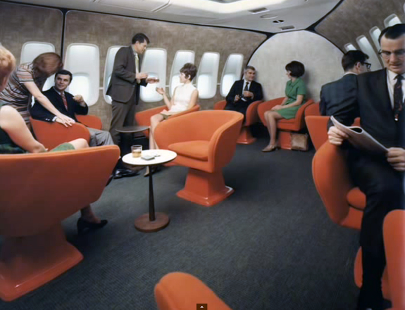 Illustration for article titled Traveling in a Boeing 747 in the 1970s was pretty damn awesome